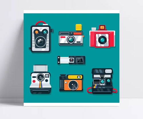 像素之外的質感 創意時尚照相機矢量素材與思想的破局